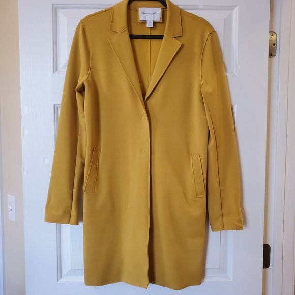 Carolina Belle Jackets & Blazers - Carolina Belle Mustard Gold  Jersey Knit Jacket Size M